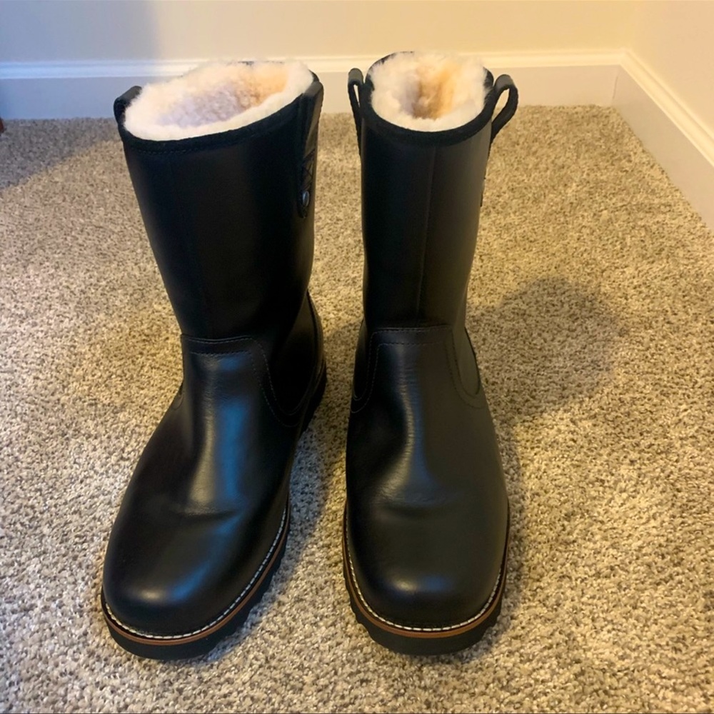 Black UGG mens boots new never worn. I don’t have the original box
